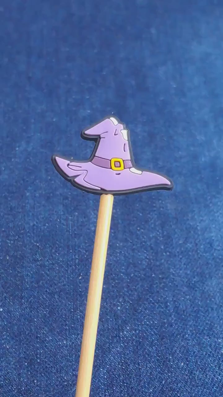 Purple Witch Wizard Hat Stitch Stopper
