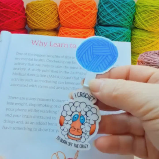 Magnetic Bookmark For Crocheters