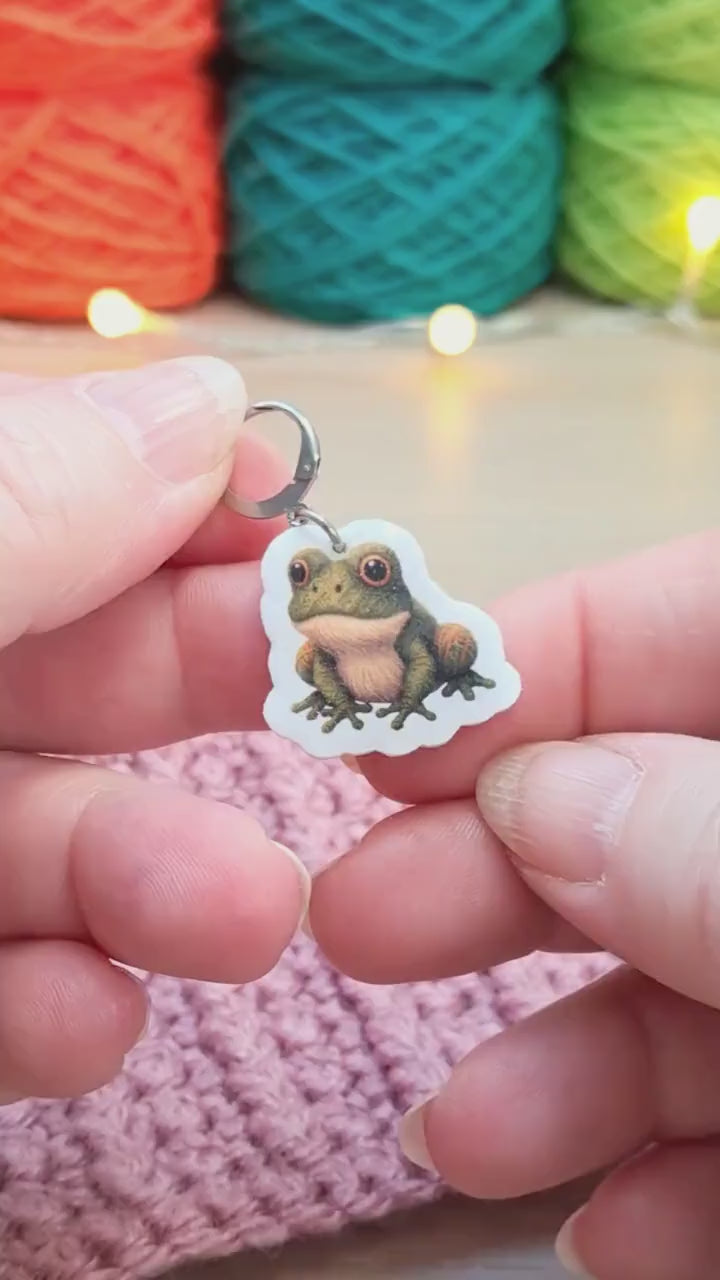 Frog Stitch Marker