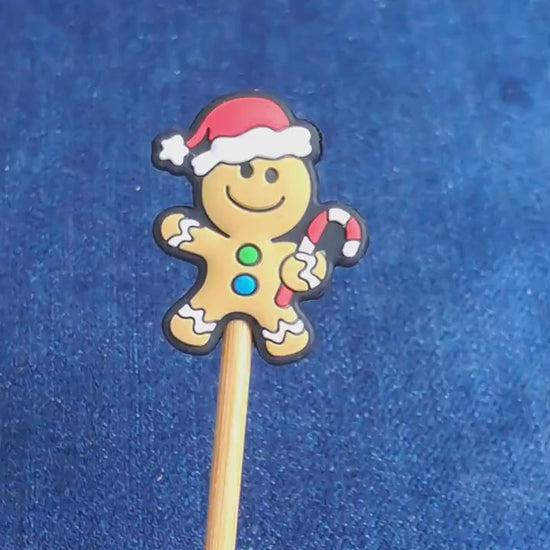 Cute Christmas Gingerbread Man Stitch Stopper