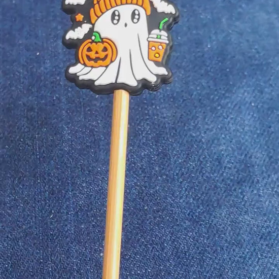 Halloween Ghost Pumpkin Spice Stitch Stopper