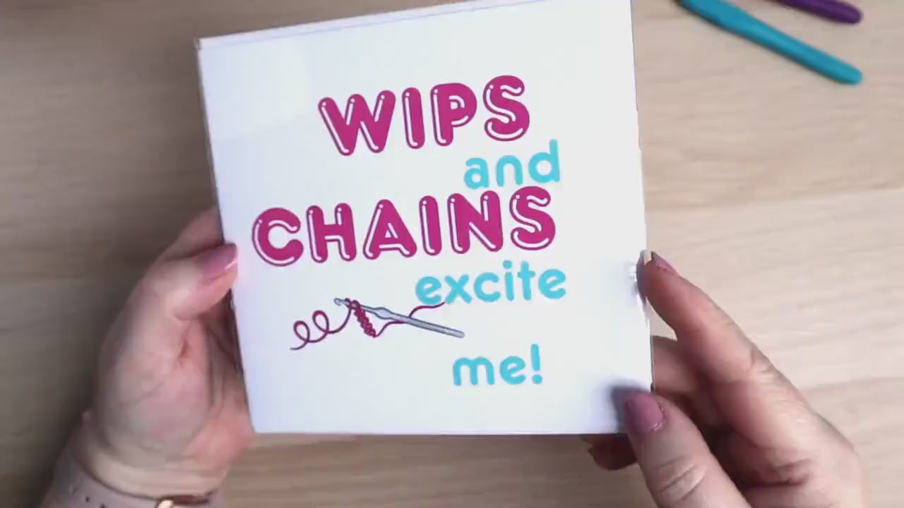 Crochet Joke Blank Square Greetings Card