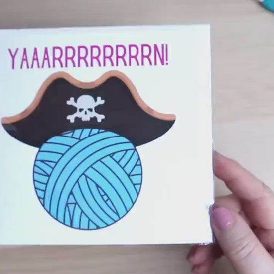 Yarn Card And Sticker Set