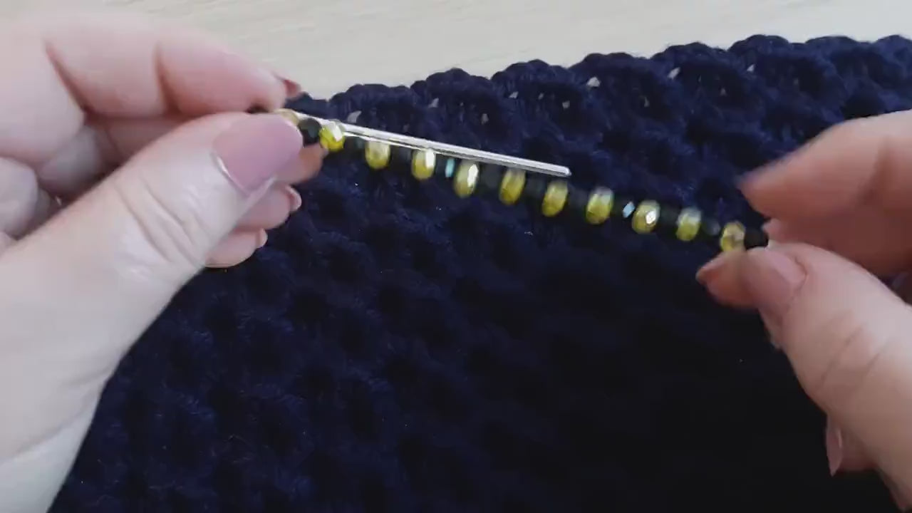 Bee Crochet Hook Keeper Stitch Marker Set