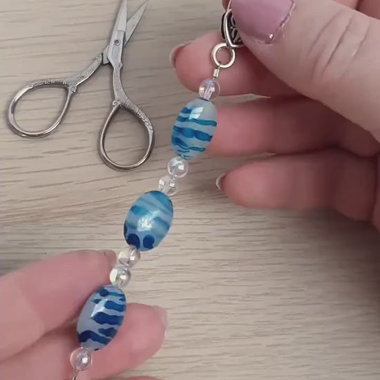 Mermaid Beaded Scissor Fob