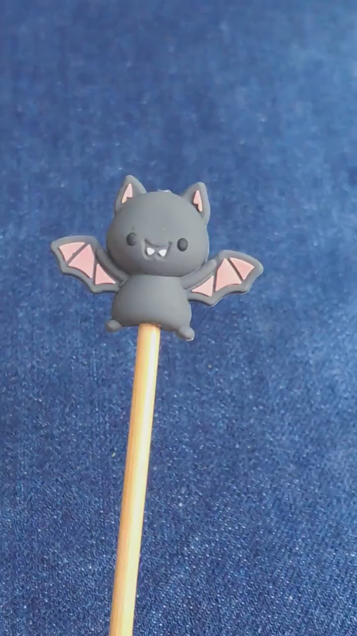 Cute Bat Halloween Gothic Stitch Stopper