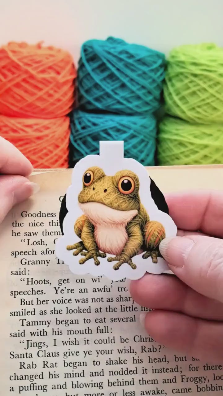 Frog Magnetic Bookmark