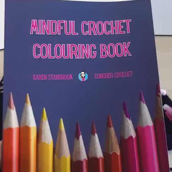 Mindful Crochet Colouring Book
