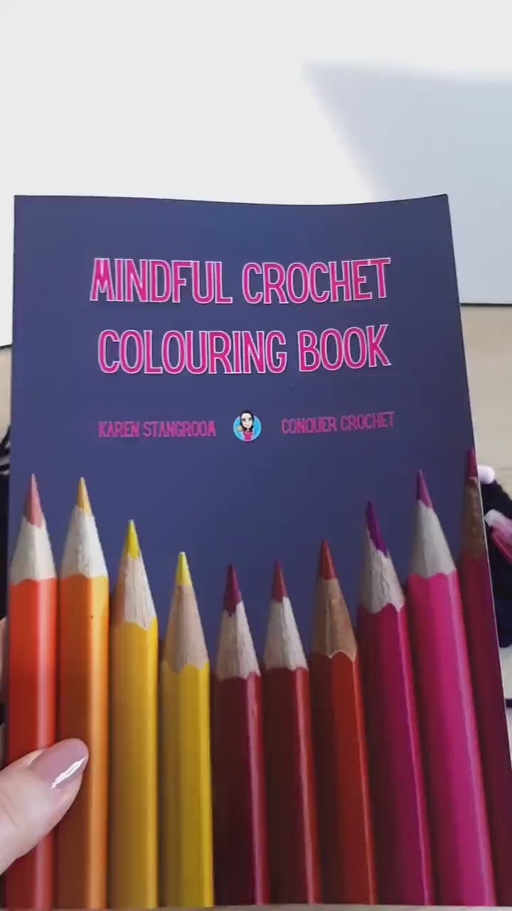Mindful Crochet Colouring Book