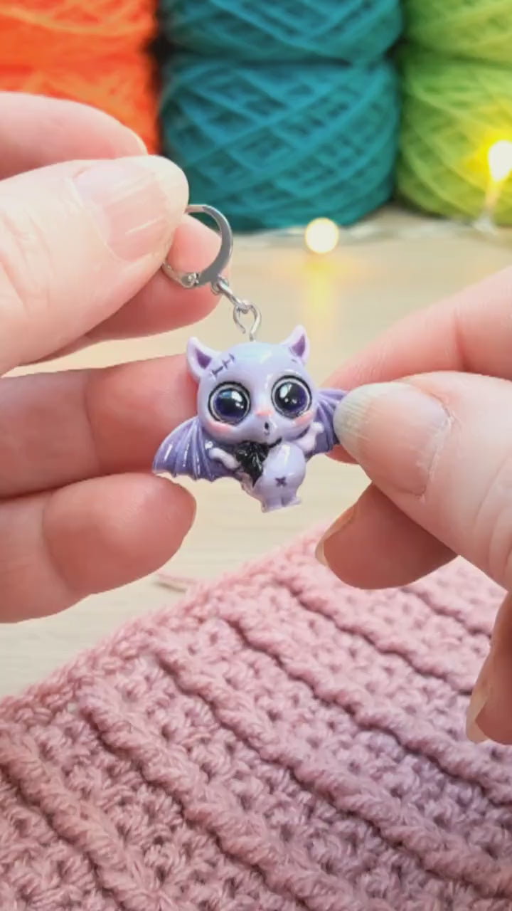 Bat Stitch Marker