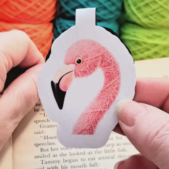 Flamingo Magnetic Bookmark
