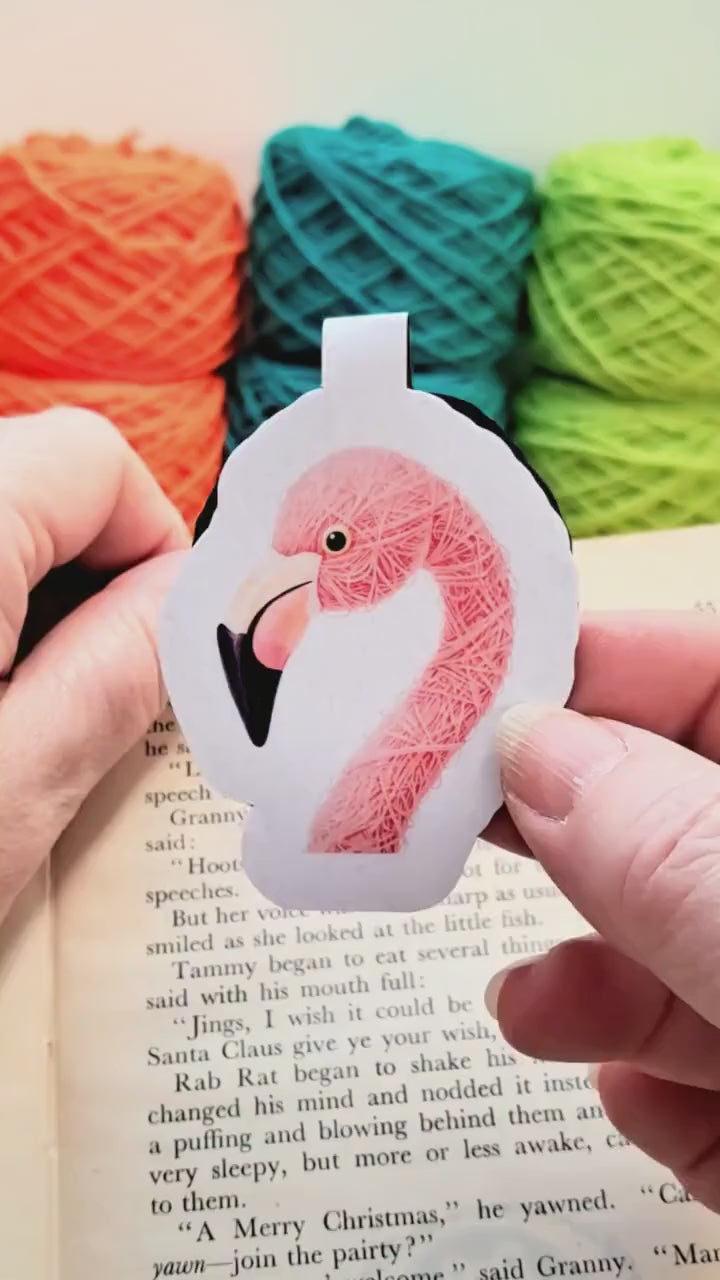 Flamingo Magnetic Bookmark