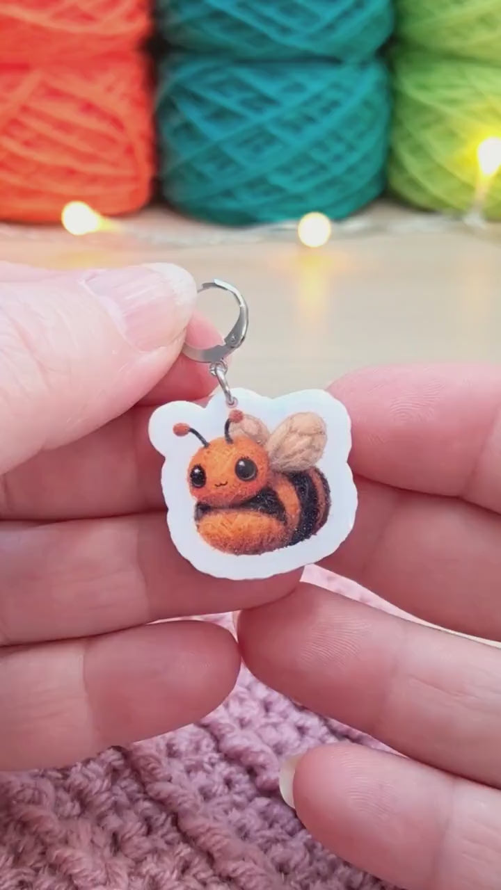Bee Stitch Marker