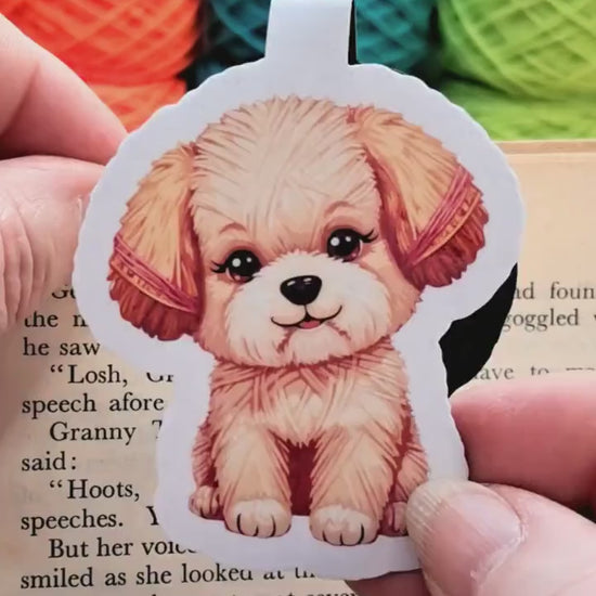 Puppy Magnetic Bookmark