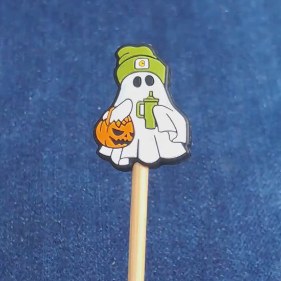 Pumpkin Spice Ghost Stitch Stopper