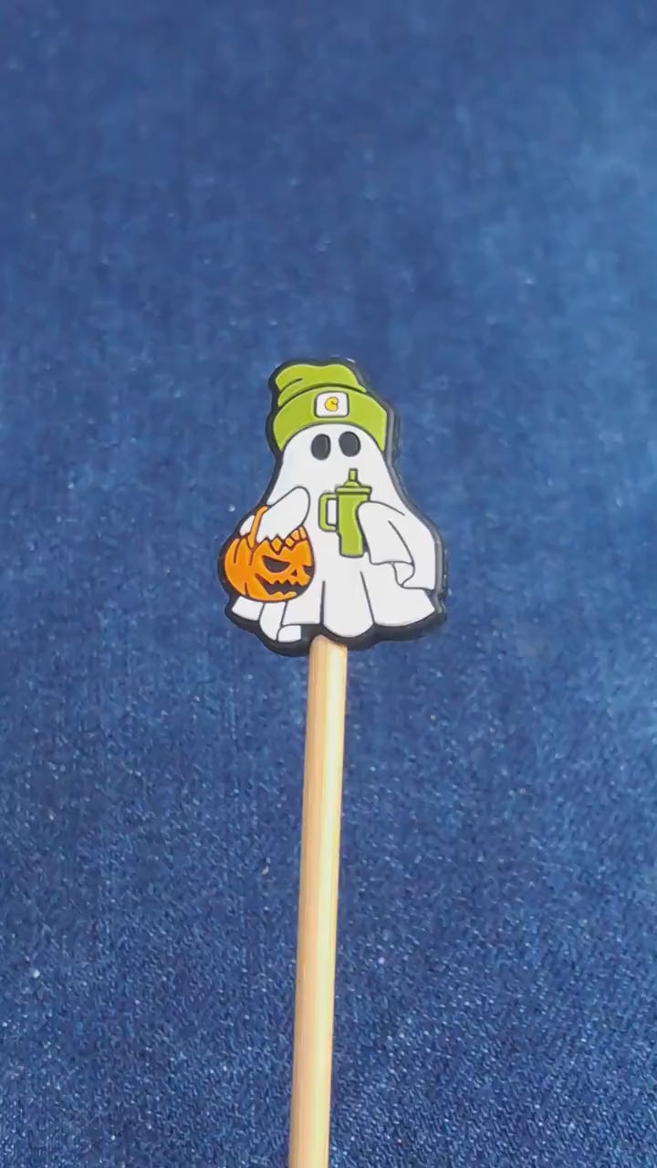 Pumpkin Spice Ghost Stitch Stopper