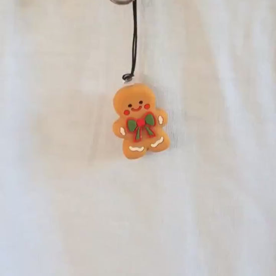 Gingerbread Man Christmas Lanyard Scissor Protector Set