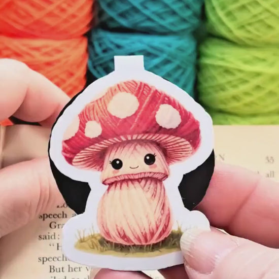 Mushroom Magnetic Bookmark