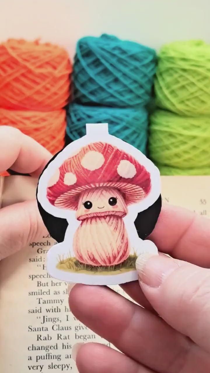 Mushroom Magnetic Bookmark
