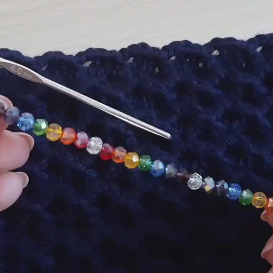 Rainbow Crochet Hook Keeper Set