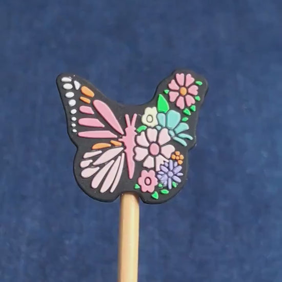 Butterfly Flowers Stitch Stopper