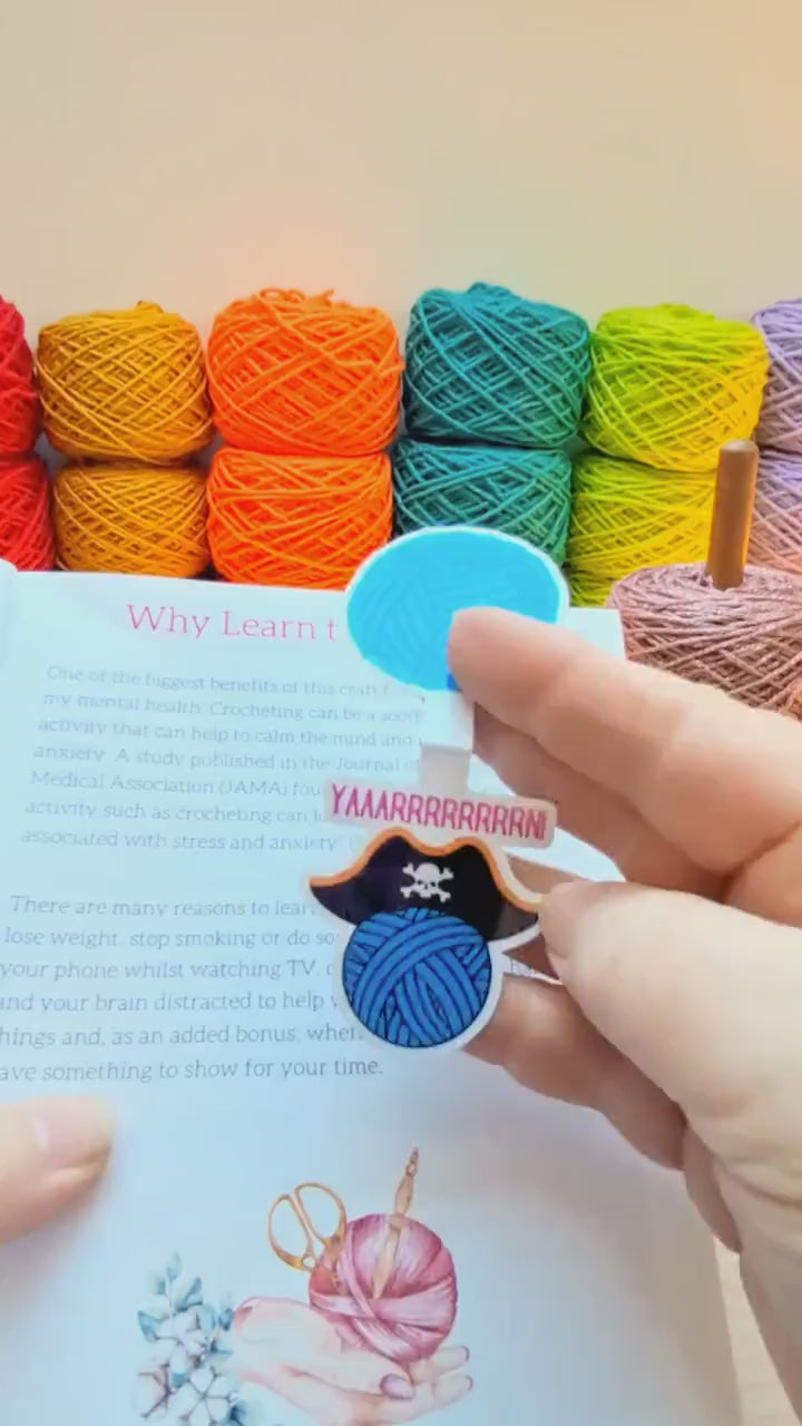 Magnetic Bookmark For Yarn Lovers