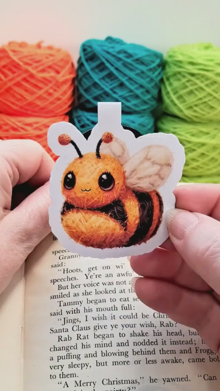Bee Magnetic Bookmark