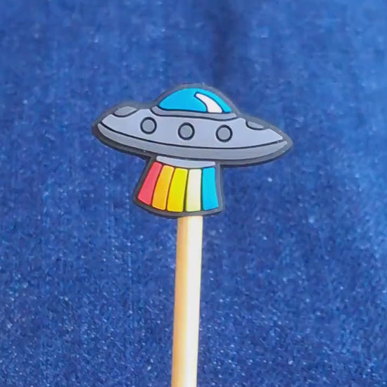Spaceship Silicone Bead Stitch Stopper