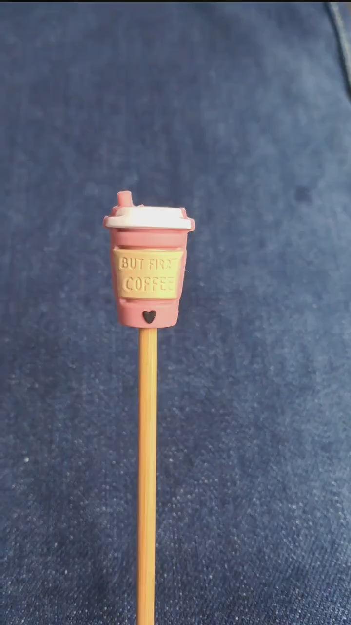 But First Coffee Cup Stitch Stopper