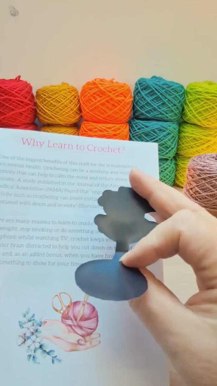 Magnetic Bookmark For Crochet Enthusiasts,Page Marker
