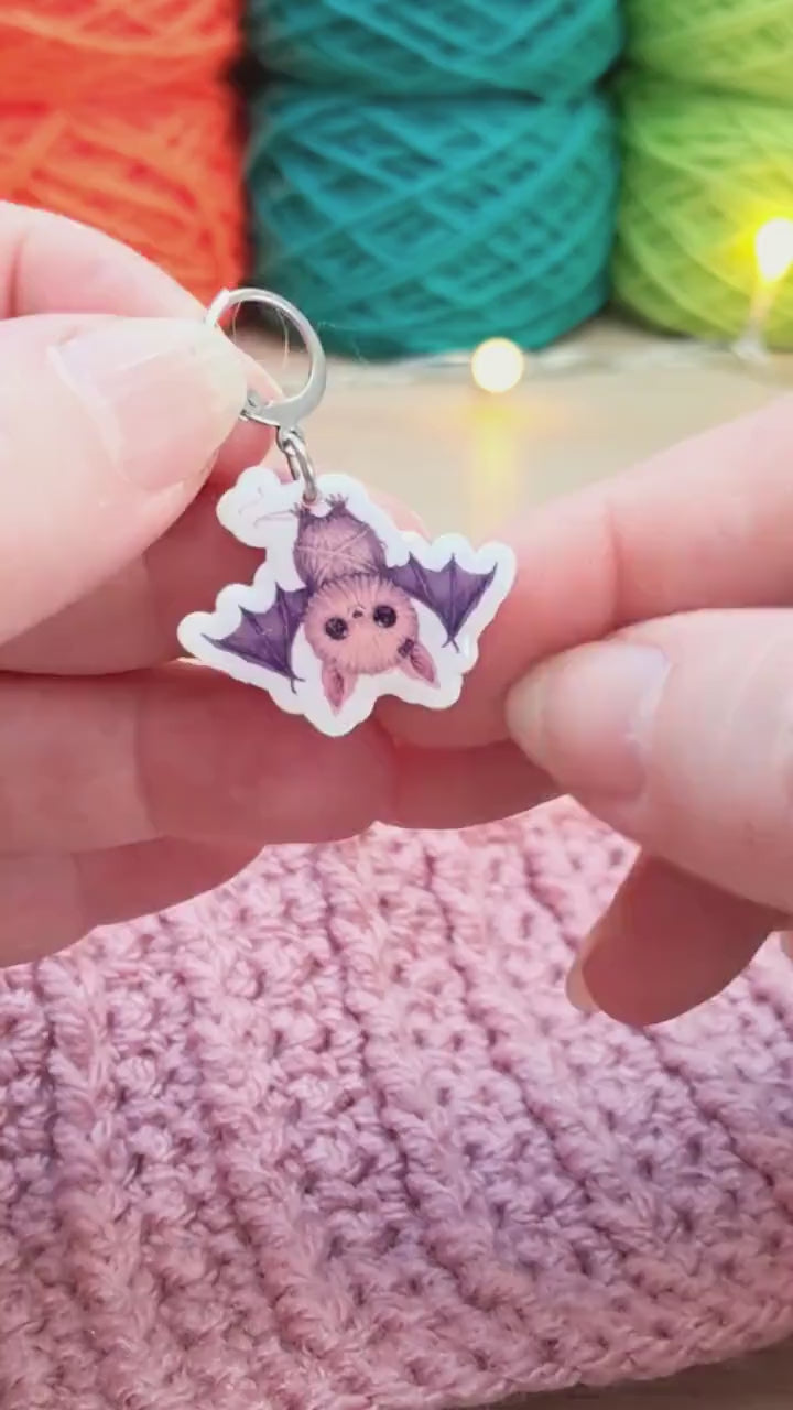 Bat Stitch Marker